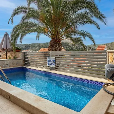 Villa Capitis In The Centre - Private Pool Villa & Balcony Apartment With Spectacular View-No Pool Hvar Town